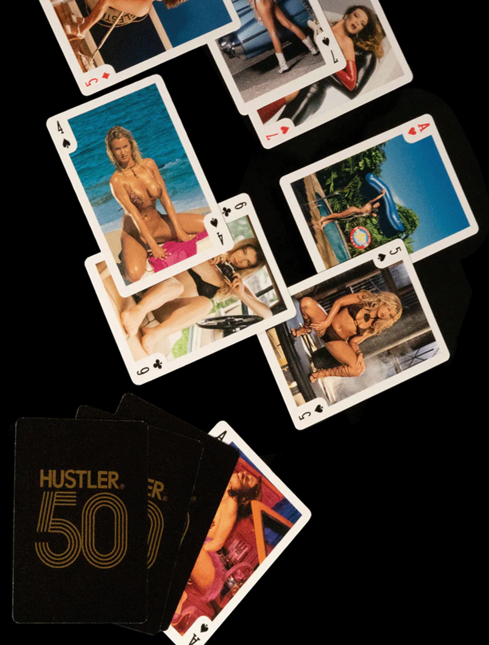 HUSTLER 50th Anniversary Nude Playing Cards